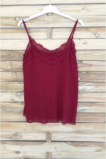 CARACO DENTELLE 3037 BORDEAUX