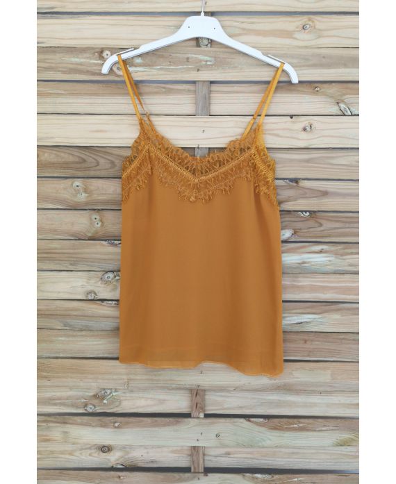 CAMISOLE LACE 3037 MUSTARD