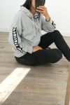SWEAT A CAPUCHE VIP PRIVATE 3038 GRIS