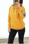 SWEAT A CAPUCHE VIP PRIVATE 3038 MOUTARDE