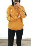 SWEAT A CAPUCHE VIP PRIVATE 3038 MOUTARDE