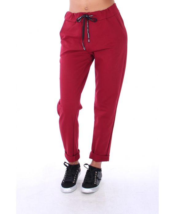 BROEK JOGG 3034 BORDEAUX