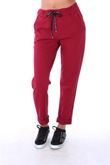 PANTALON JOGG 3034 BORDEAUX