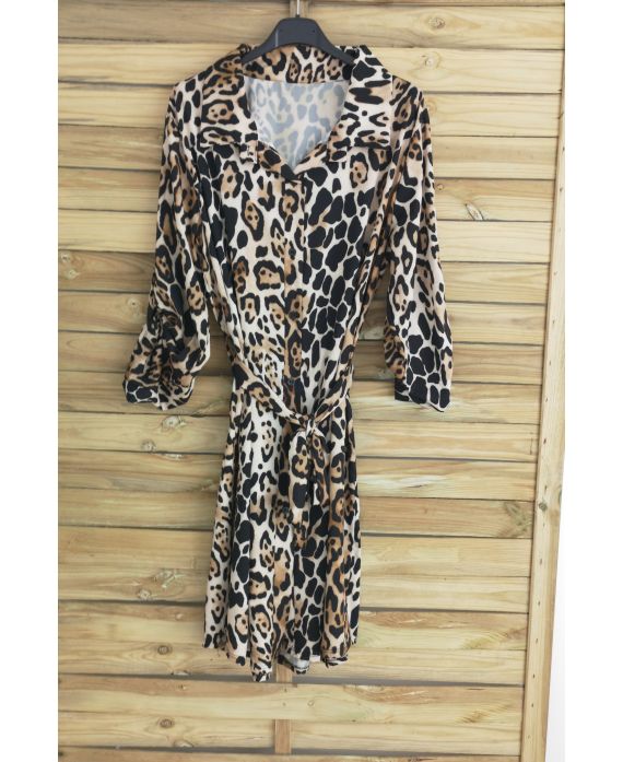 ROBE CHEMISE 3010 LEOPARD