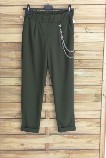 LOT 4 PANTALONS 3039 VERT MILITAIRE