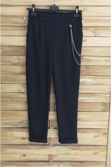 LOT 4 PANTALONS 3039 BLEU MARINE