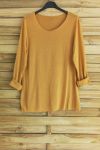 PULL FIN COL IRISE 3028 MOUTARDE