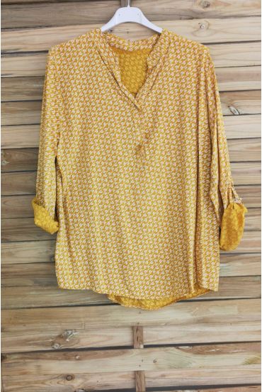 BLOUSE PRINTS 3018 MUSTARD