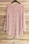 PULLOVER WOOL AJOURE 3015 PINK