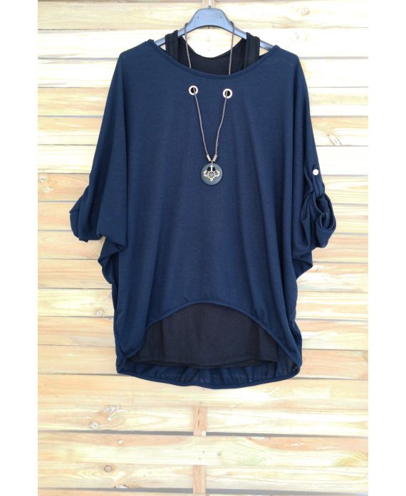PULL 2 PIECES JEWELRY INTEGRATED 3051 NAVY BLUE