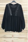 TUNIQUE OVERSIZE A PAILLETTES 3045 NOIR