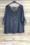 TOP BACK LACE 3048 DARK GREY