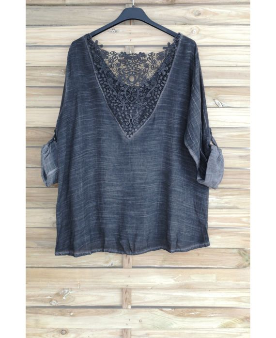 TOP BACK LACE 3048 DARK GREY