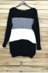 WOOL PULLOVER HABS 3026 BLACK