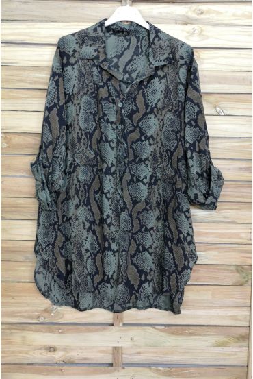 TUNIC PYTHON 3079 MILITARY GREEN