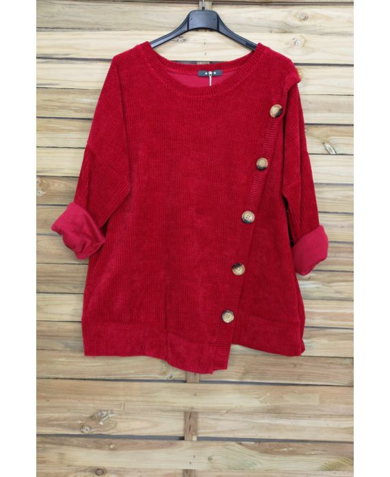 PULL-VELOUR A-TASTEN-3068 ROT