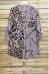 BLUSE MIX IRISE 3070 TAUPE