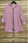 JACKE ZIPPEE VELOUR 3085 ROSA