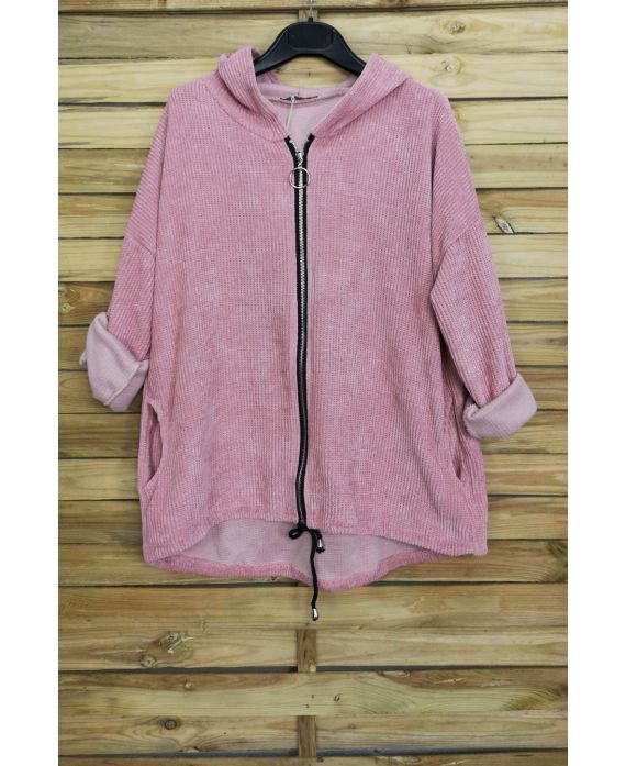 JACKE ZIPPEE VELOUR 3085 ROSA