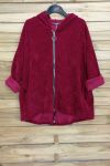 JACKE ZIPPEE VELOUR 3085 ROT