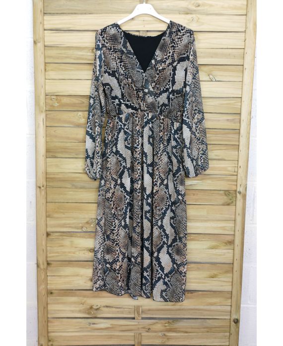 LONG DRESS 3067 PYTHON