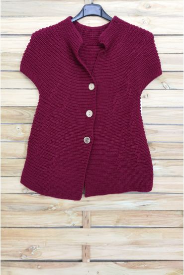 GILET MAILLE 4002 BORDEAUX