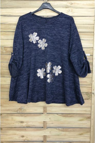 LARGE SIZE PULL FLOCKING 4022 NAVY BLUE