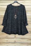 LARGE SIZE PULL EVASE + NECKLACE OFFERED 4016 BLACK