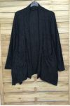 LARGE SIZE VEST HAS SOFT FUR 2 POCKETS 4007 BLACK