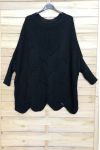 JERSEY OVERSIZE AJOURE 4008 NEGRO