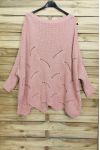 JERSEY OVERSIZE AJOURE 4008 ROSA