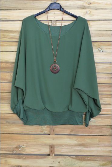TOP CURTAIN DOUBLE + COLLAR OFFERED 4030 MILITARY GREEN