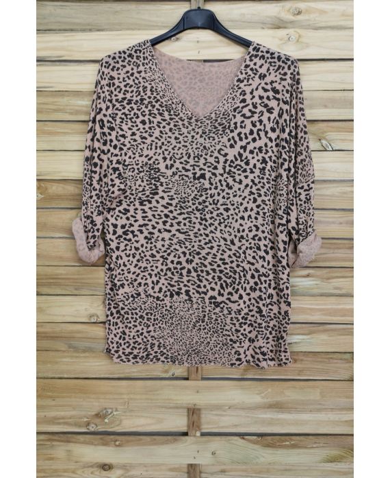 PULL THE END IRIDESCENT LEOPARD 4031 BEIGE