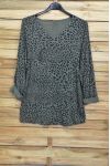 PULL FIN IRISE LEOPARD 4031 VERT MILITAIRE