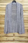 VEST MESH AJOURE OVERSIZE 4039 GREY