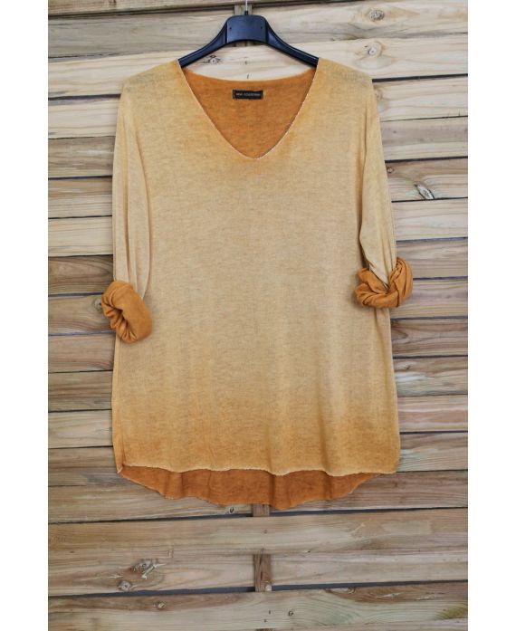 PULL THE END IRIDESCENT EFFECT DELAVE 4043 MUSTARD