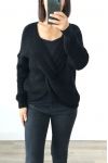 WOOL PULLOVER INTERSECTS 4004 BLACK