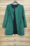 CHAQUETA, SUEDINE 4047 VERDE