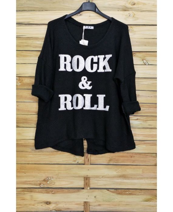 SWETER ROCK ' N ' ROLL 4051 CZARNY