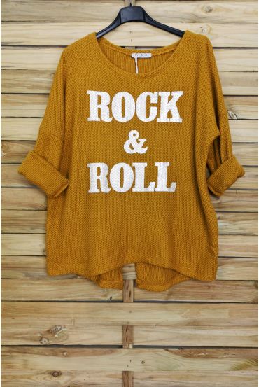 SWETER ROCK ' N ' ROLL 4051 MUSZTARDY