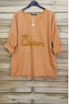 PULL OVERSIZE QUEEN 4058 MOUTARDE