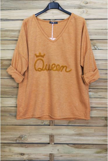 PULLOVER OVERSIZE QUEEN 4058 SENF