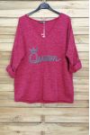 MAGLIONE OVERSIZE REGINA 4058 BORDEAUX