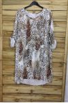 LARGE SIZE BLOUSE LEOPARD 5012 LEOPARD