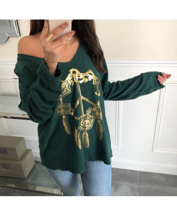 PULL PEACE AND LOVE 4059 VERT