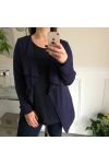 LARGE SIZE VEST 2 IN 1 GLOSS 4091 NAVY BLUE