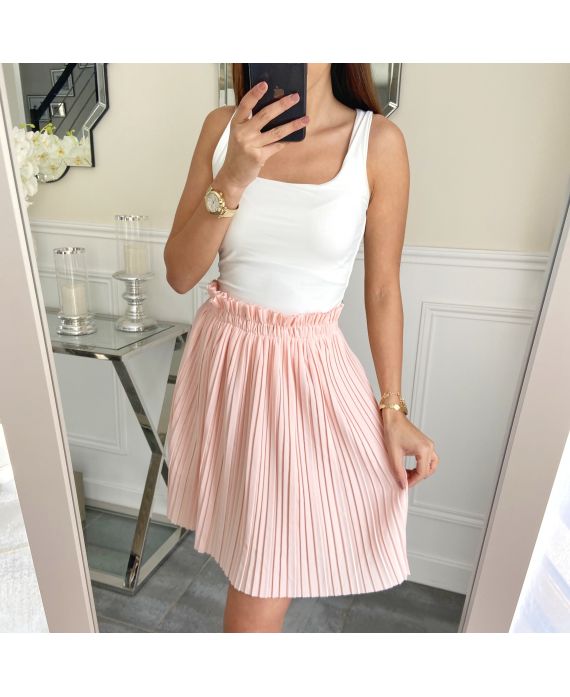 jupe courte rose