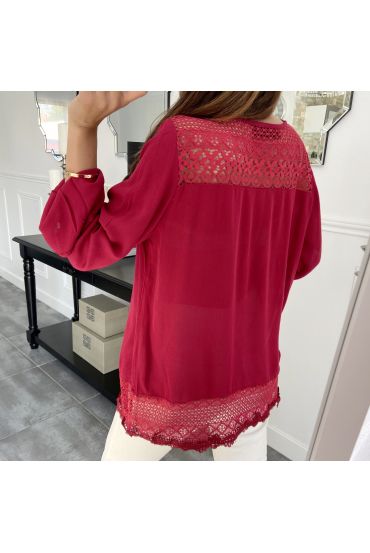 TUNIC LACE 1039 RED