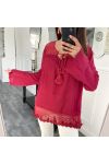 TUNIC LACE 1039 RED