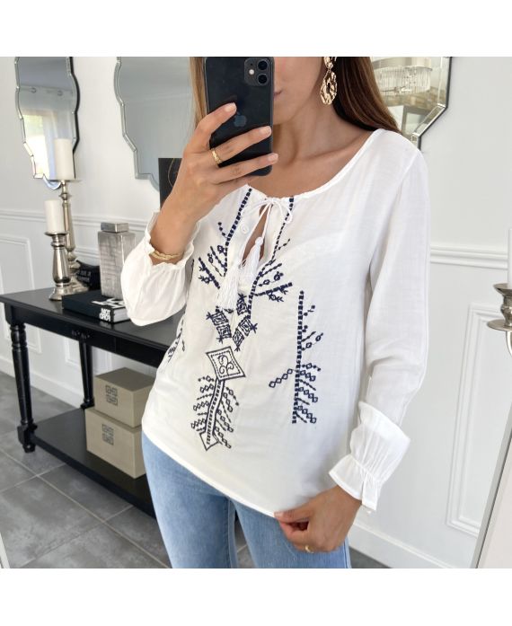 BLUSA BRODEE BLANCO 1073 